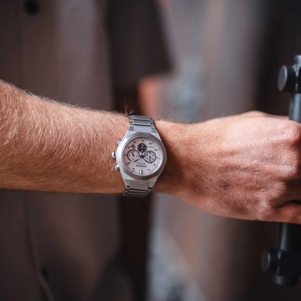 Citizen Zenshin Senkei Chrono Ca4691-59a Super Titanium Eco-drive Erkek Kol Saati Metalik