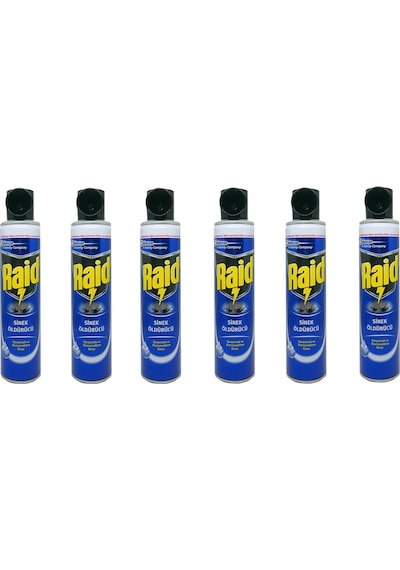 Raid Sinek Öldürücü Sprey 6 x 300 ML