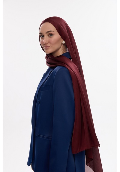 Mirsoy Scarf İdol Janjan Şal Bordo