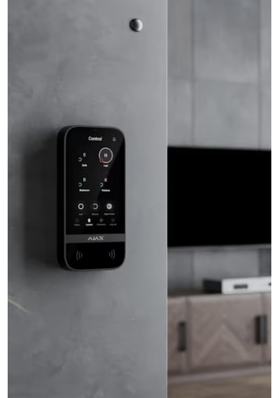 Ajax Keypad Touchscreen Dokunmatik Ekranlı Tuş Takımı Siyah