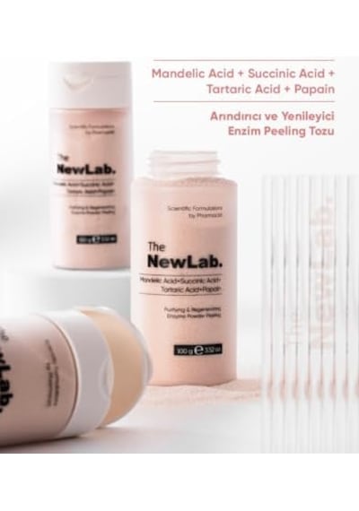 The New Lab Arindirici Ve Yenileyici Enzim Tozu Peeling 100 G