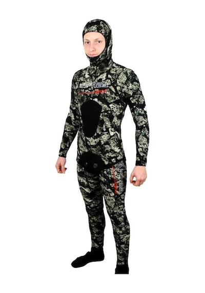 9 Mm Legend 3d Rock Camou Dalış Elbisesi Çok Renkli