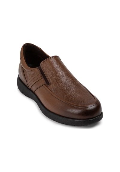 Deery Hakiki Deri Taba Rengi Loafer Erkek Ayakkabı - 01946mtbac01 Taba