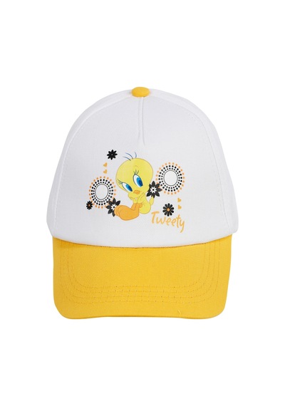 Tweety Kız Çocuk Şapka 6-9 Yaş Beyaz-sarı A6k81232924s1 Beyaz - Sarı