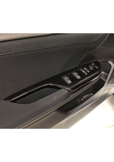 Honda Civic 2016-2021 Fc5-Fk7 Kapı Kolçak Kaplaması  (Piano Black)  (487308642)