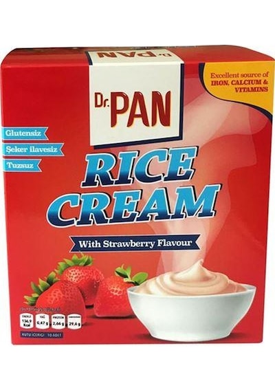 Dr Pan 3'lü Rice Cream Set Çikolata Vanilya Çilek 400 gr 3 Adet