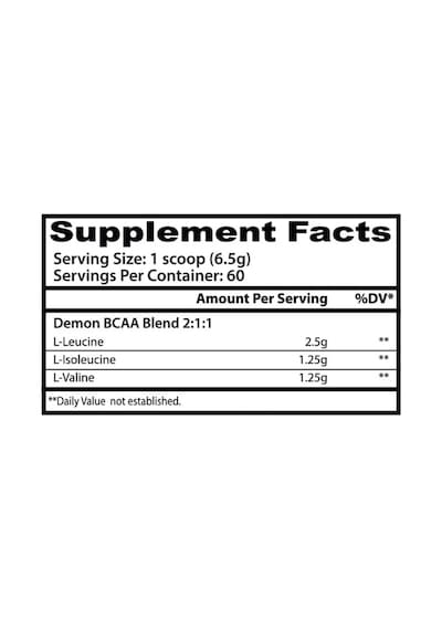Insane Labz Demon Bcaa Powder 2:1:1 60 Servings - Grape