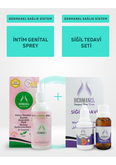 Dermanel İntim Genital Sprey 150 ML + Dermanel Siğil Seti 45 ML