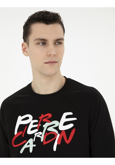 Pierre Cardin Erkek Siyah Sweatshirt 50285538-vr046 Siyah