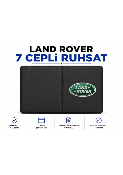 Land Rover 7 Cepli Ruhsat Kabı Şık Ve Dayanıklı Tasarım 0