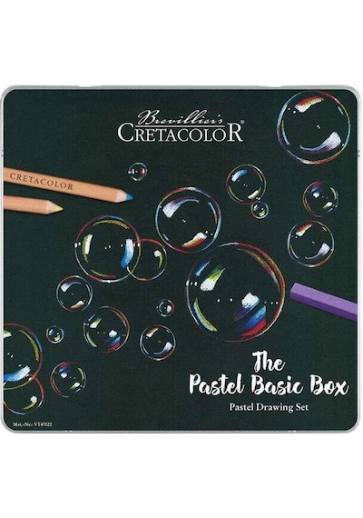 Cretacolor Soft Pastel Başlangıç Seti 27 Parça Metal Kutu N47022 Çok Renkli
