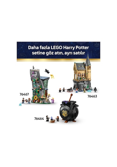 LEGO® Harry Potter™ Hogwarts™ Şatosu: Seçmen Şapka Töreni 76460 - 7 Yaş ve Üzeri Çocuklar için Yaratıcı Oyuncak Yapım Seti (124P)