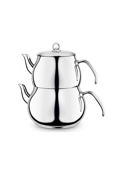 Baron Çelik Çaydanlık Jumbo Boy Metal Kulplu Metal Kulp 6.5 L