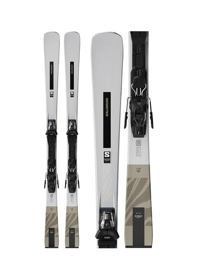 Salomon S/max N 10 Kadın Kayak + Bağlaması-l47824100 Gümüş
