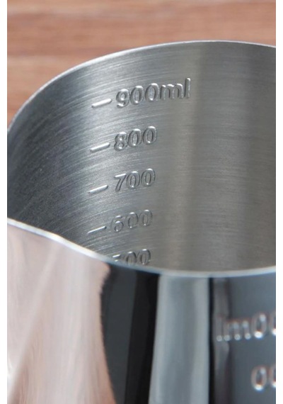 304 Çelik 900 Ml Kahve Süt Köpürtme Potu Sütlük Pitcher