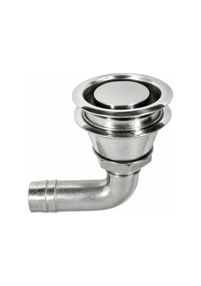 Erol Krom Flanşlı Dirsekli Hava Firarı 1/2"