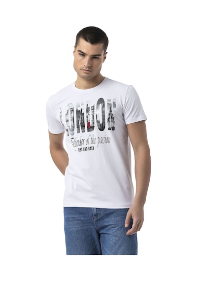 Ct826 London Vibe Street Men T-shirt WHITE