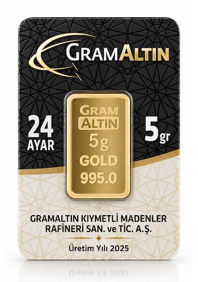 24 Ayar 5 Gram Altın