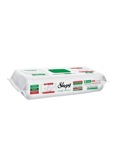 Sleepy Easy Clean Beyaz Sabun Katkılı Mopa Uyumlu Yer Temizlik Havlusu 50 Yaprak