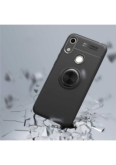 Huawei Honor 8a Kılıf Zore Ravel Silikon Kapak Mavi