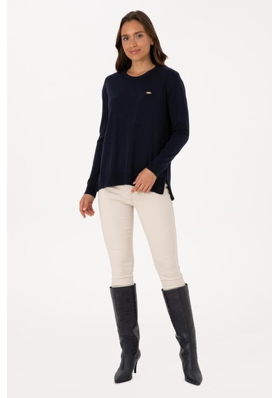 U.s Polo Assn U.s. Polo Assn. G082sz0tk-2226261 Comfort Kadın Triko Kazak Lacivert