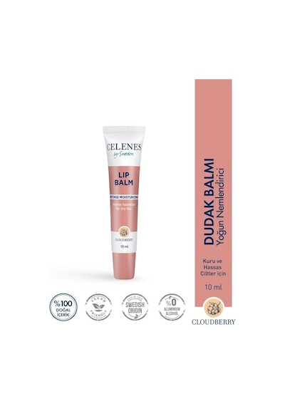 Celenes Cloudberry Yoğun Nemlendirici Lip Balm 10 ML