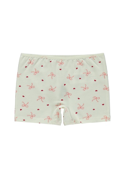 Civil Girls Kurdele 2-12 Yaş Kız Çocuk 2'li Boxer - Standart Çok Renkli
