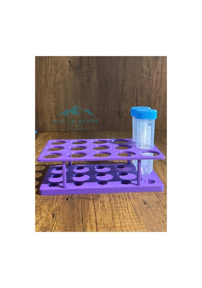50ml Falkon Santrifüj Minimal Deney Tüpü Standı 5 3 Tüpler Görsel Amaçlıdır Mor