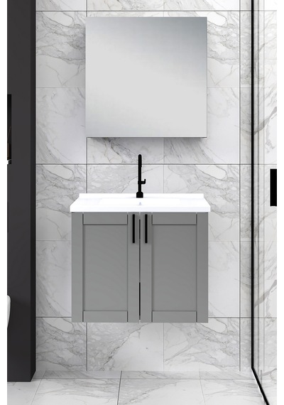 %100 Mdf 65 Cm Riva Banyo Dolabı Beyaz