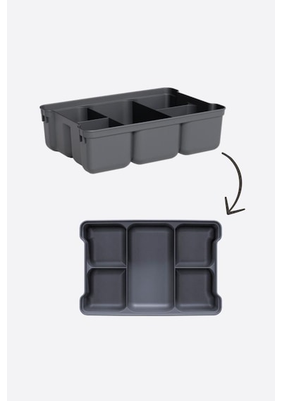 Flora Kilitli Bölmeli Saklama Kutusu, Bujiteri Takı İlaç Dikiş İp Kırtasiye Oyuncak Organizer 3,2 Litre Şeffaf