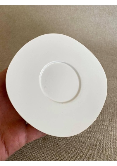 Sanyo Melamin Çay Tabağı 12,5 Cm 1 Adet - Melamin Bardak Altlığı Beyaz