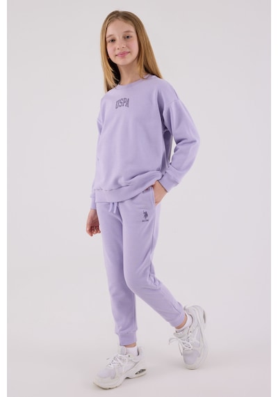 U.S. Polo Assn. Kız Çocuk Mor Eşofman Takımı 5274-48856 Mor