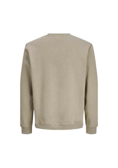 Jack & Jones Jcofusıon Erkek Bisiklet Yaka Box Fit Sweatshirt Günlük Rahat Haki