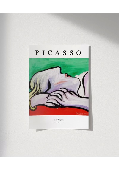 Çerçevesiz Poster Pablo Picasso Le Repos