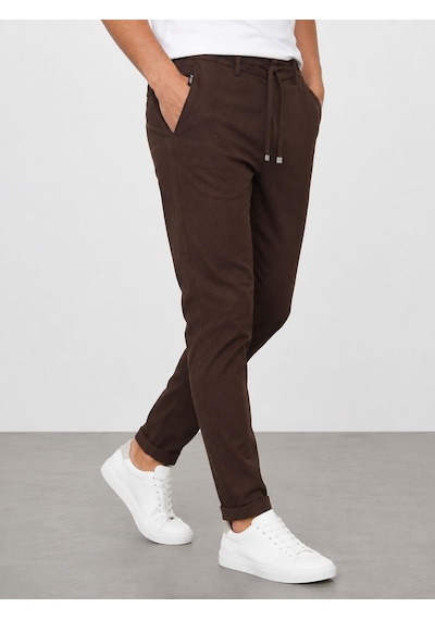 Classics Men Yazı Erkek Slim Fit Dar Kesim Beli Bağlamalı Yan Cepli Casual Jogger Pantolon Kahverengi Classics Men Yazı Erkek Slim Fit Dar Kesim Beli Bağlamalı Yan Cepli Casual Jogger Pantolon Kahverengi