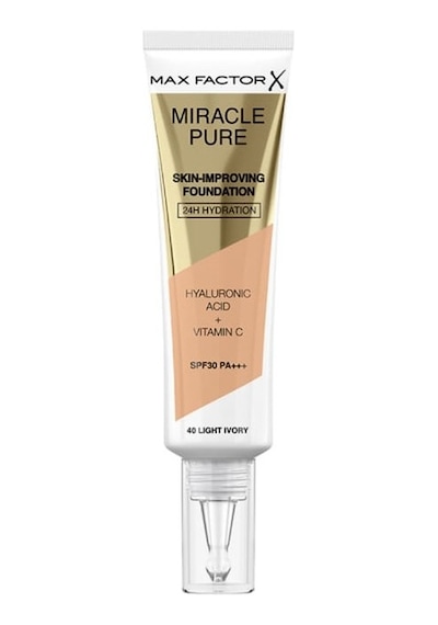 Max Factor Miracle Pure Foundation 40 Light Ivory