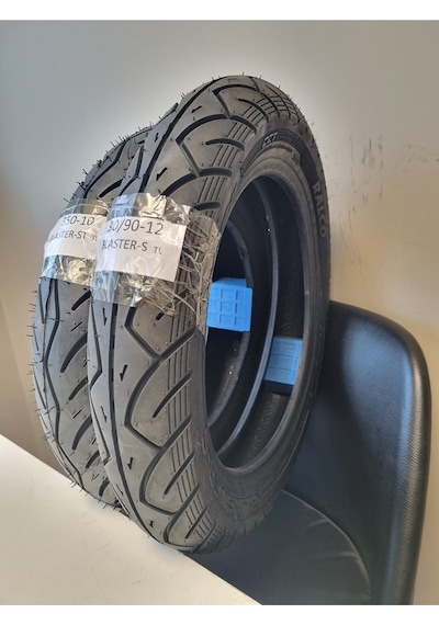 Ralco Tyres Honda Spacy, Activa-s, Spontini Ön/arka Lastik 350-10, 90/90-12 Set Dubleks Blaster-s/st