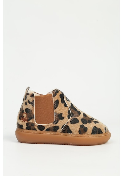 United Colors Of Benetton Benetton Leopar Çocuk Bot Bn-50179 Beyaz