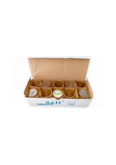 S&H Cam Beher Dereceli Isıya Dayanıklı Kısa Form 10 x 100 ML