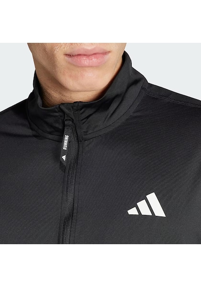 Black Adidas Erkek Koşu - Yürüyüş Eşofman Üstü Otr B Hz In1490 Siyah