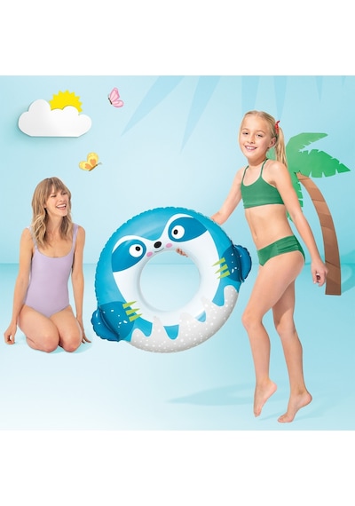 Intex Sevimli Tembel Hayvan Figürlü Çocuk Yüzme Simidi 76 Cm 59266