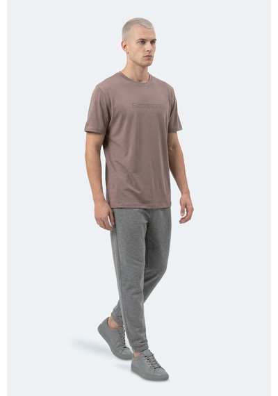 Slazenger Zuranıs Erkek Kahve Tişört