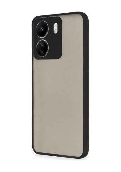 Newface - 364 - Xiaomi Redmi 13c Kılıf Montreal Silikon Kapak - Edntrend - - Siyah Sıyah