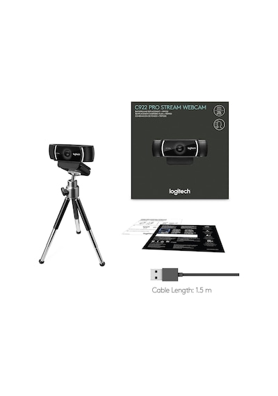 Logitech C922 Pro Stream Mikrofonlu Webcam