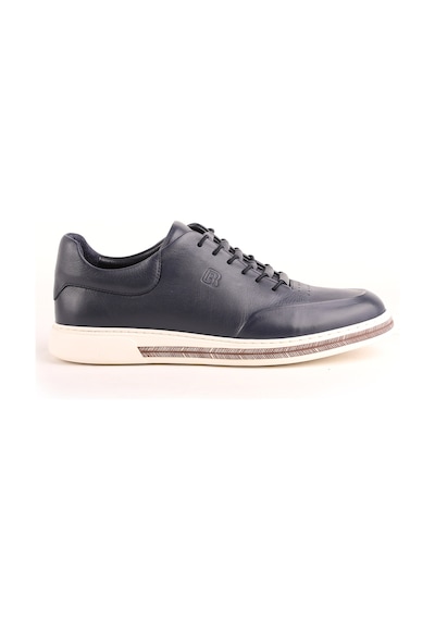 Lbr H1047 Erkek Deri Casual Ayakkabı Lacivert Lacivert