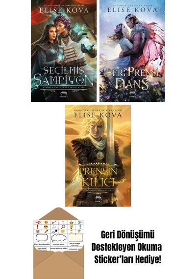 Seçilmiş Şampiyon Girdap Günlükleri İkinci Kitap + Peri Prensi İle Dans + Prensin Kılıcı Altın Muhafızlar Serisi 2