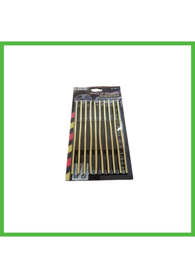 Vaveni U Tip Geçmeli Havalandırma Nikelaj Şerit Çıta İnce 20cm 10 Parça Gold Arz
