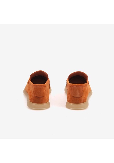 Rouge Kadın Loafer 0172 Turuncu Süet