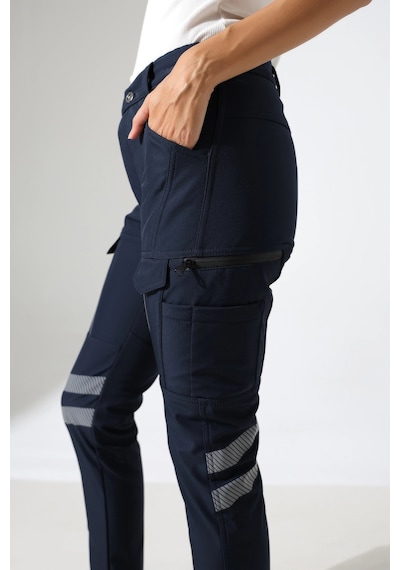 Acil Sağlık Soft Shell Outdor Kışlık Kadın Pantolon - Lacivert