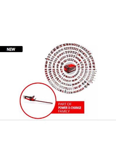 Einhell GP-CH 18/50 Li BL - Solo Akülü Çit Budama (Akü ve Şarj Hariç) - 3410950